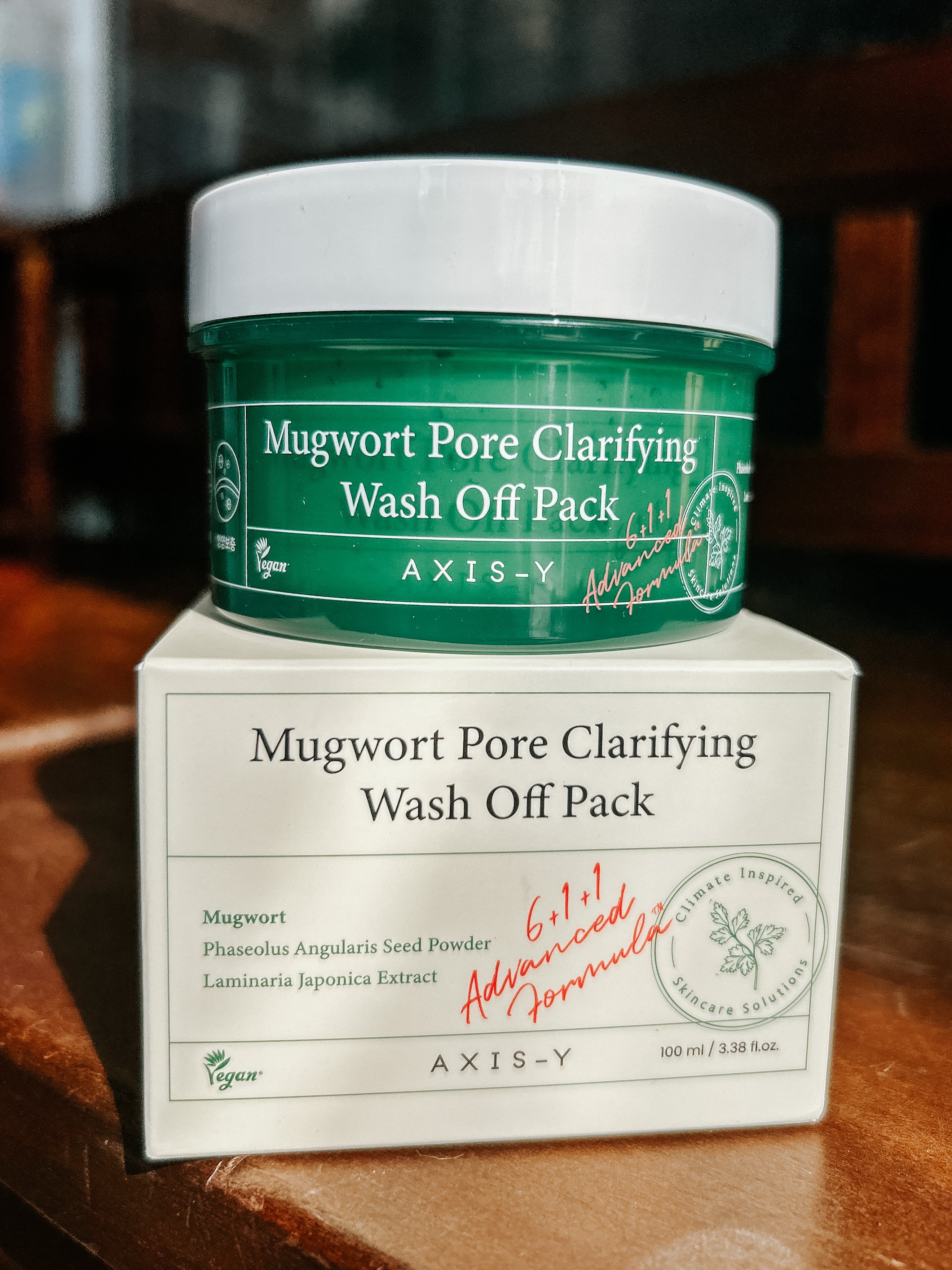 AXIS-Y Mugwort Pore Clarifying Wash Off Pack [100ml] – MarkhamBeauty