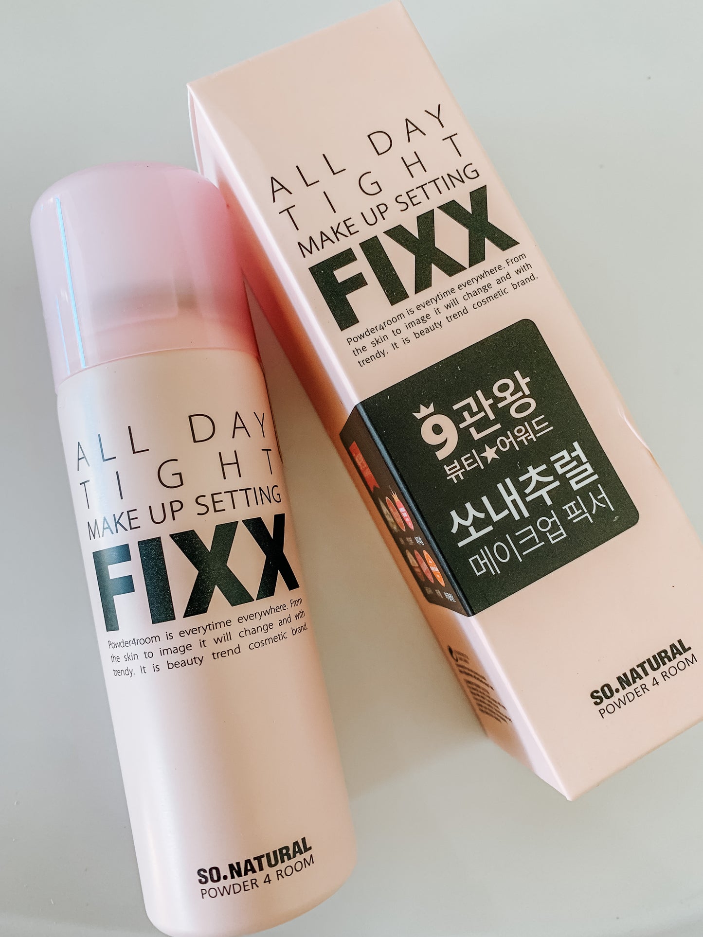 so natural All Day Tight Make Up Setting Fixer General Mist