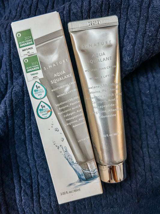S.NATURE Aqua Squalane Moisturizing Cream [60ml]