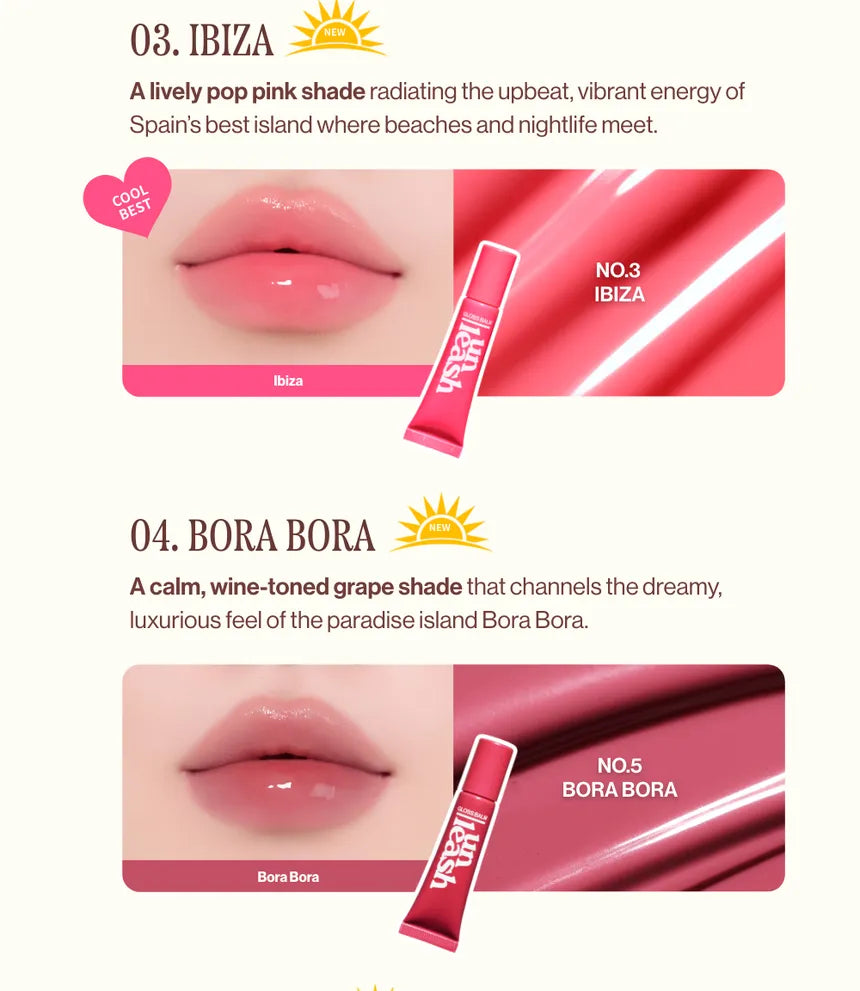UNLEASHIA Sunset Dazzle Gloss Balm [10g]