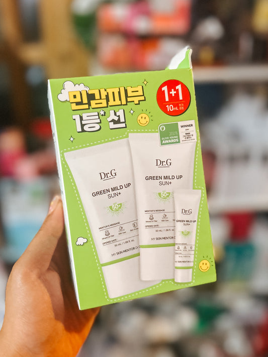 Dr. G Green Mild Up Sun+ Special Set [50ml + 50ml + 10ml]