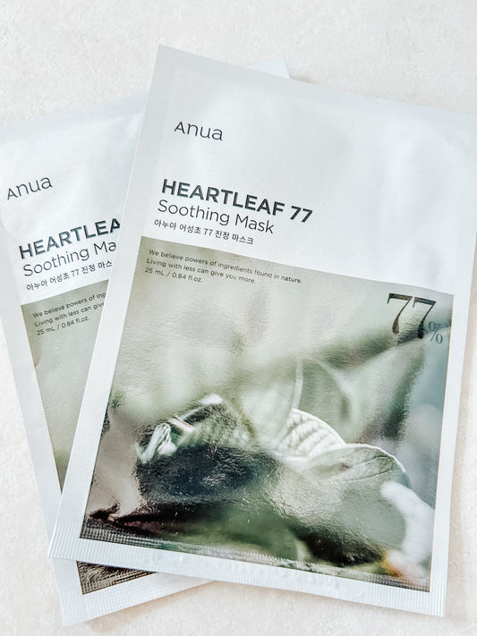 ANUA Heartleaf 77% Soothing Sheet Mask [2pcs]