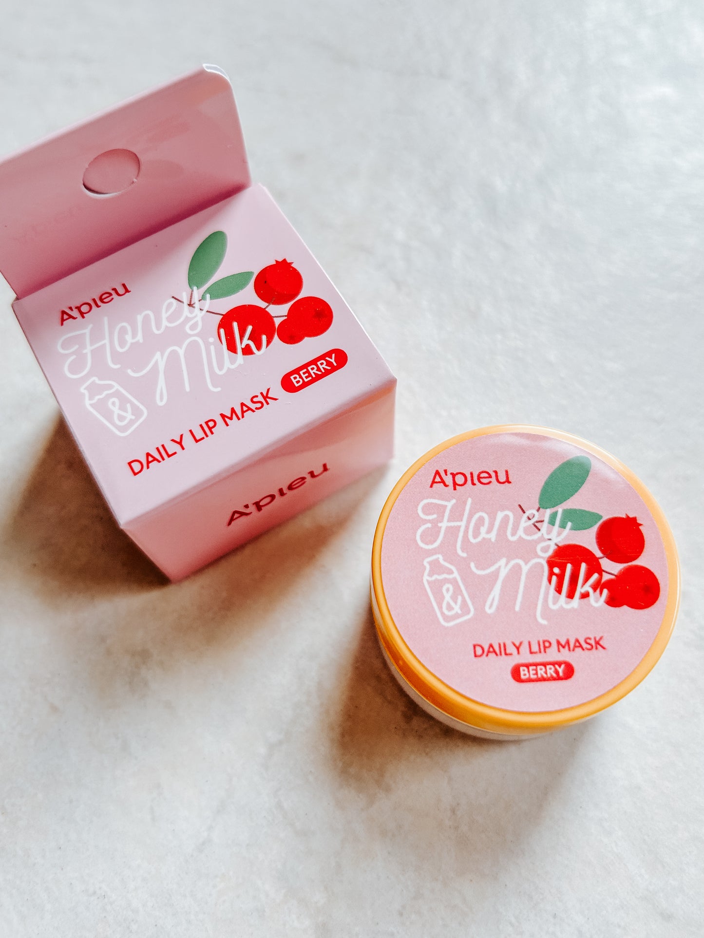 A'PIEU Honey & Milk Daily Lip Mask in Berry [6g]