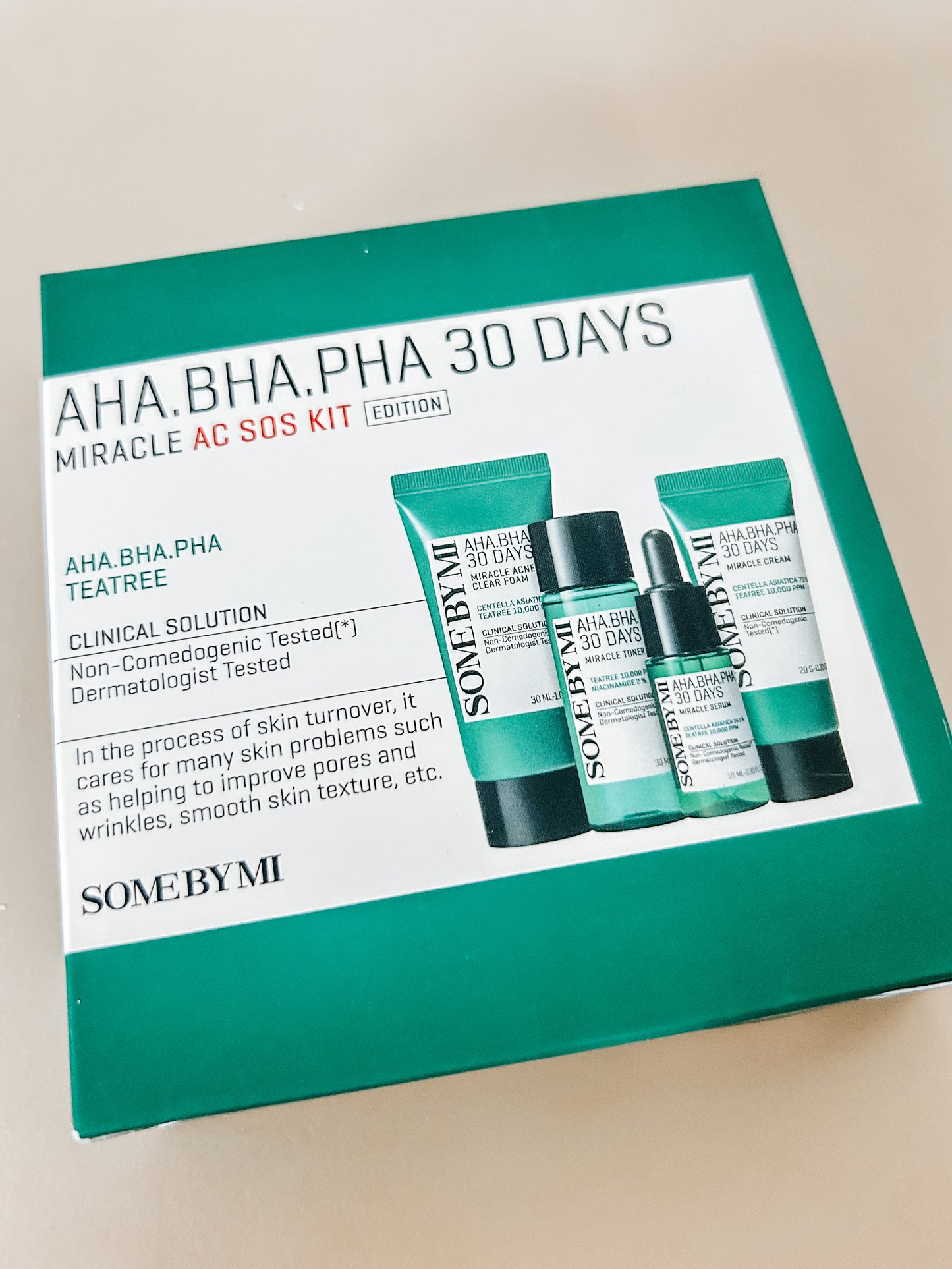 SOME BY MI AHA, BHA, PHA 30 Days Miracle AC SOS Kit [4pcs]