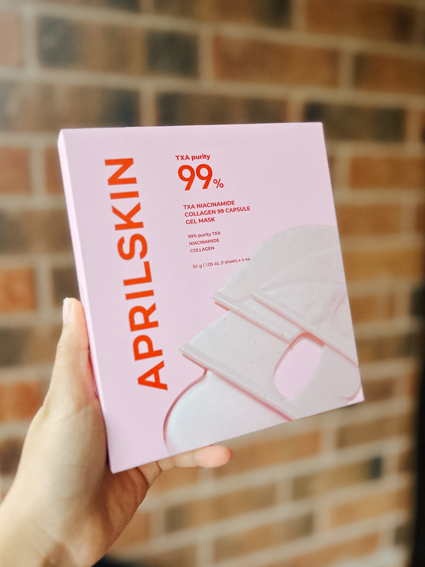 APRILSKIN TXA Niacinamide Collagen 99 Capsule Gel Mask [4pcs]