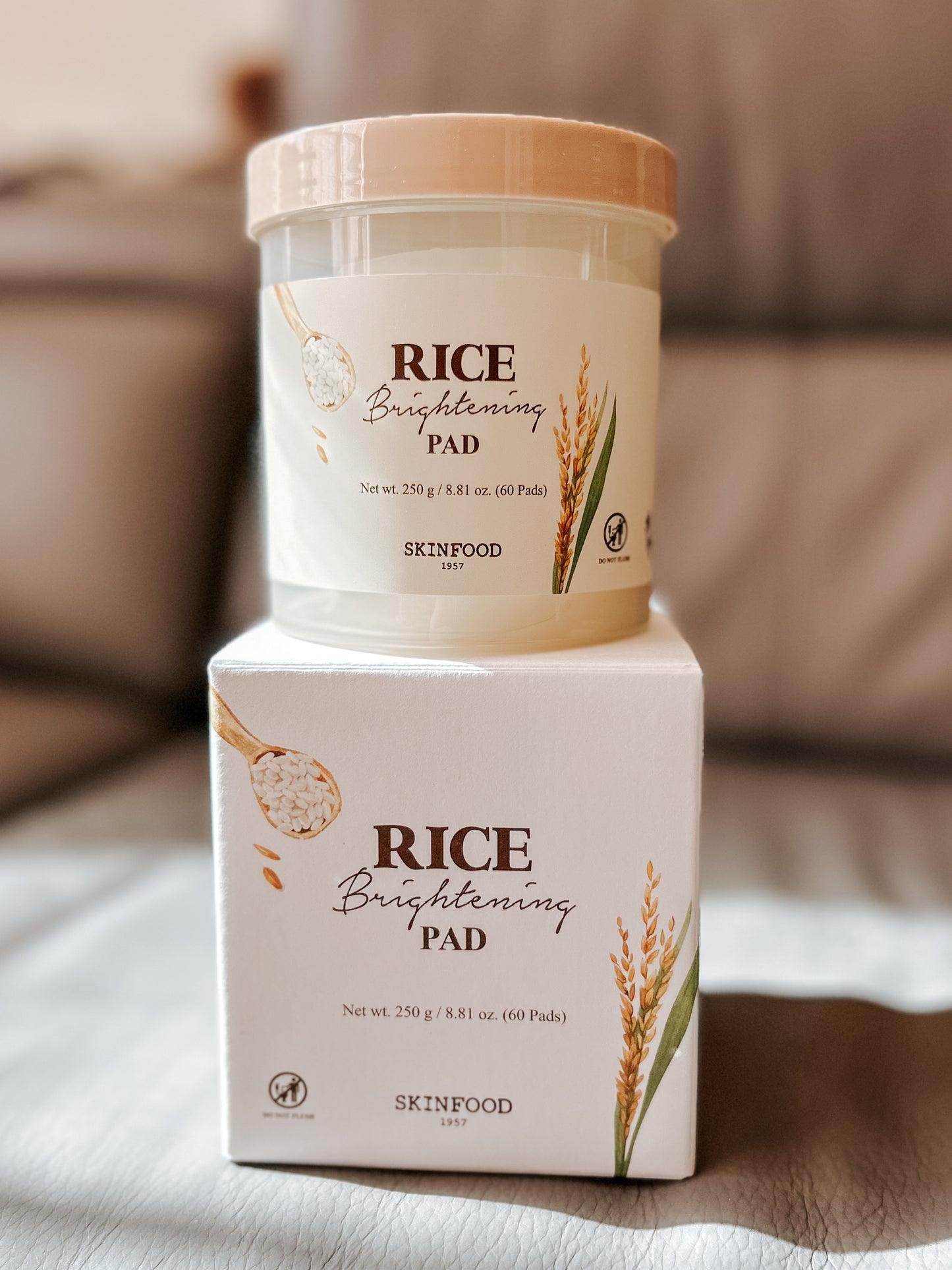 SKINFOOD Rice Brightening Pad [60pcs]