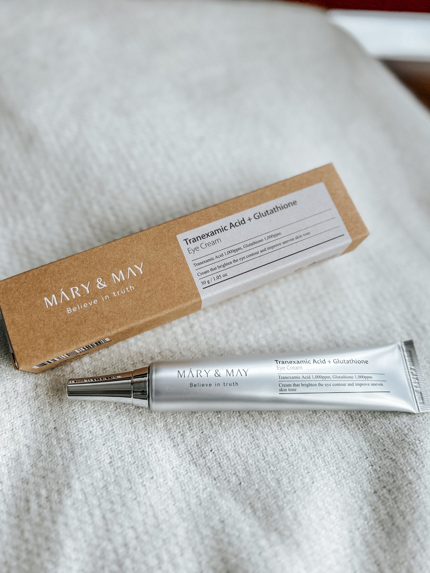 MARY & MAY Tranexamic Acid + Glutathione Eye Cream