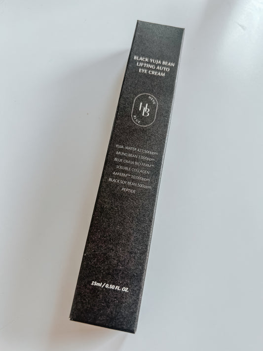 HEVEBLUE Black Yuja Bean Lifting Auto Eye Cream [15ml]