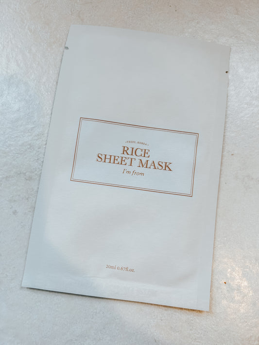 I'm From Rice Sheet Mask [1pc]