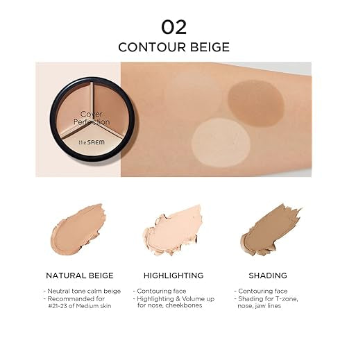 the SAEM Cover Perfection Triple Pot Concealer