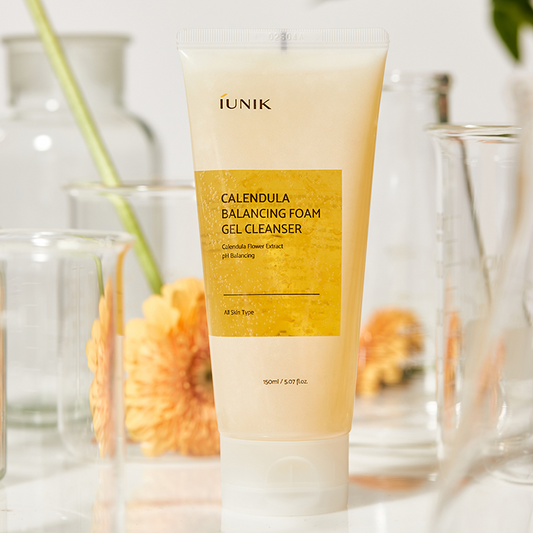 iUNIK Calendula Balancing Foam Gel Cleanser [150ml]