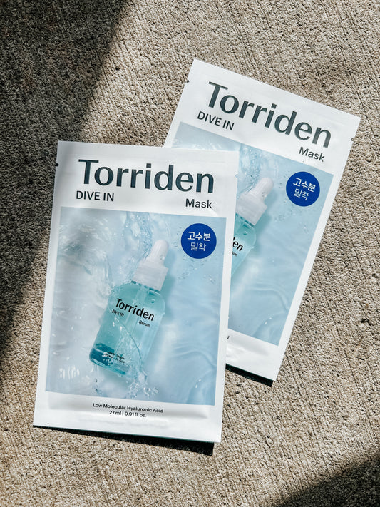 Torriden DIVE-IN Low Molecule Hyaluronic Acid Mask [2pcs]